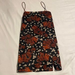Dragon black dress